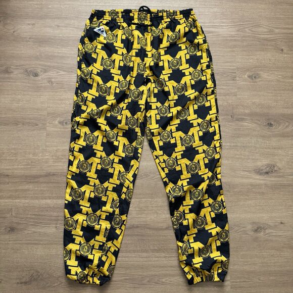 Vintage 90s Apex One Varsity University of Michigan Nylon Light Pants S Fits M-L - Picture 10 of 10